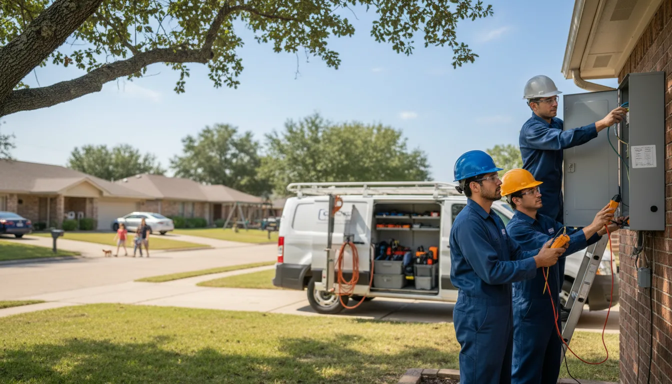 Certified electrician providing emergency electrical services in Monument, KS